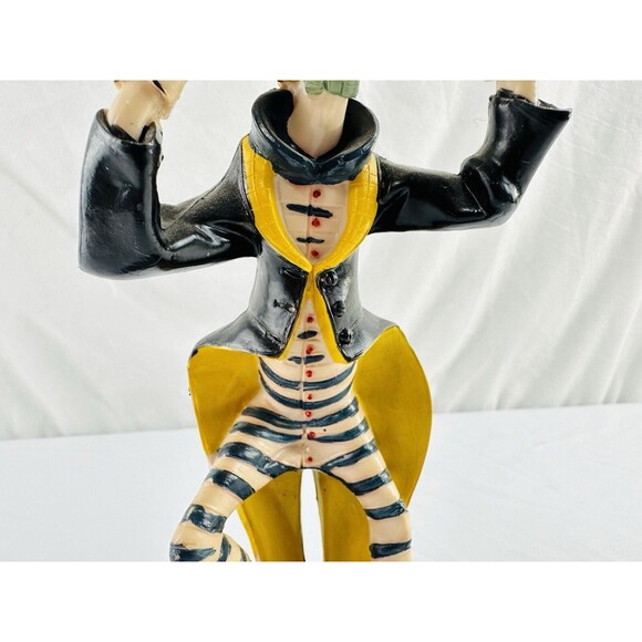 Vintage Fontanini Depose Italy 943 Silly Clown Figurine On Carrara Marble Base - Picture 5 of 16